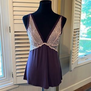 Purple & Lace Camisole